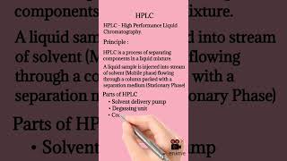 HPLC || Applications of HPLC In Medicine || Medi Queries.