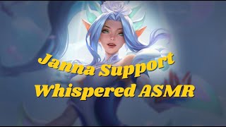 Janna Support ASMR 🌪️🌪️Whispered | League of Legends