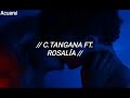 Antes de morirme - C.Tangana ft.Rosalía - (letra)