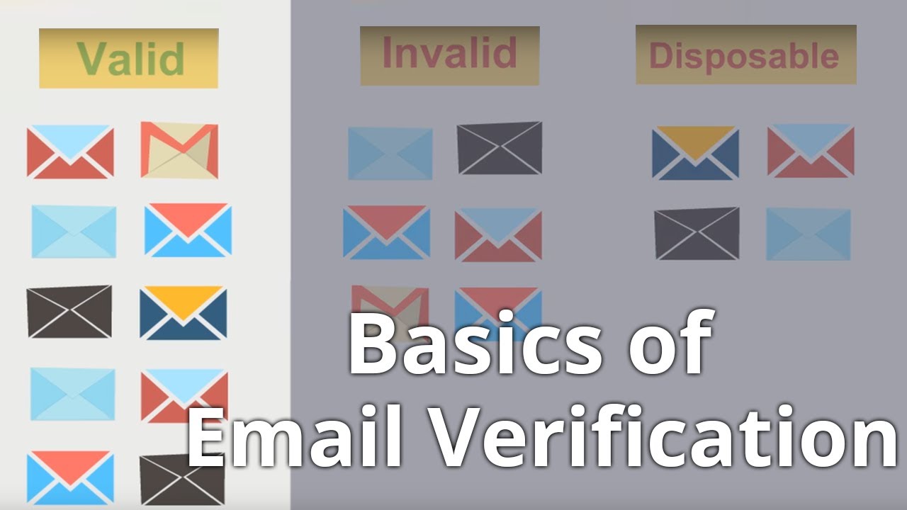 Basics Of Email Verification - YouTube