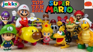 TOP TEN 2024! Super Mario Jakks Pacific 2.5 Inch Action Figure Review Baby Luigi Peach Wario Shy Guy