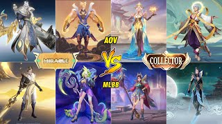 Mobile Legends Bang Bang VS Arena Of Valor - Collector VS Miracle Skin Ultra HD Comparison