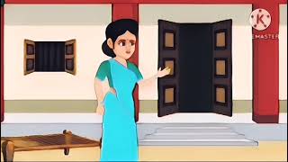 आलसी गधा | aalsi gadha | moral stories hindi kahani | hindi cartoon video #animals #cartoon