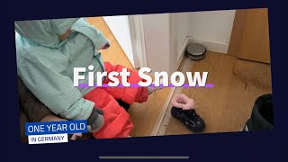 (ドイツ2年目)一歳児の初めての雪遊び