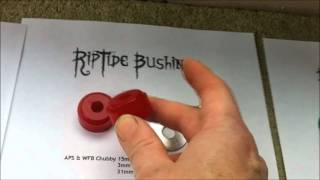 Rip Tide bushings close up