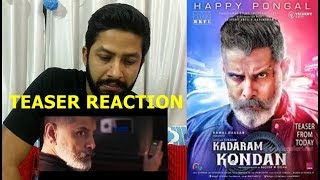 Kadaram Kondan Teaser Reaction | Kamal Haasan | Chiyaan Vikram | Rajesh M Selva | Ghibran |