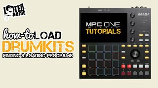 Akai MPC ONE minute Tutorial x Finding and Loading Programs x Drum Kits