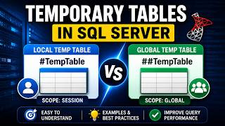 54 Temporary Tables in SQL Server | Local vs Global Temp Tables