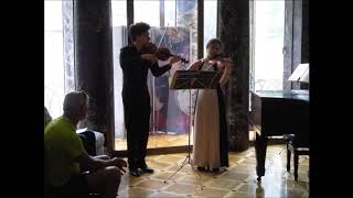 Anton Ferdinand Titz Romance aus Duo g-moll     Evgeny Sviridov/Anna Dmitrieva  - Barockviolinen