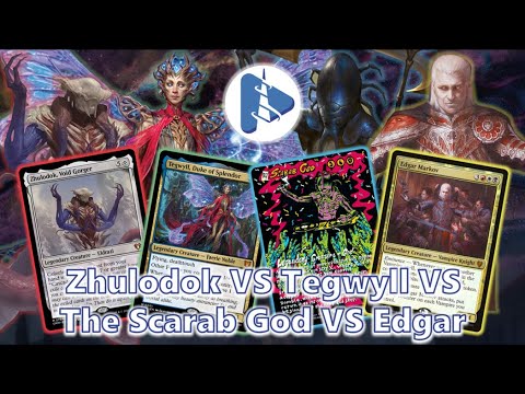 HAPPY HALLOWEEN!!! EDH Gameplay 123 – Zhulodok VS Tegwyll VS The Scarab God VS Edgar