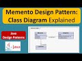 Memento Design Pattern: Class Diagram Explained