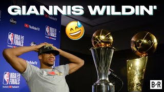 Giannis Jokes He Wants To Get Traded After Winning 2021 NBA Championship