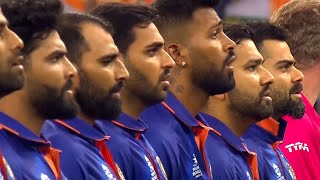 Goosebumps! Indian Cricket Team Singing National Anthem in Dubai | IND vs PAK | T20 World Cup 2021 |
