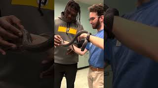 Steelers first round draft pick makes friends with a giraffe & other animals 🦒 #steelers #nfl