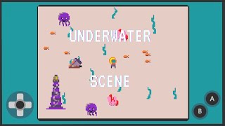 MakeCode Arcade Advanced - Underwater Scene