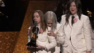 BOY GENIUS Win Best Rock Song | 2024 GRAMMYs Acceptance Speech