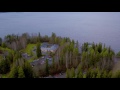 aerial footage of rauhaniemi tampere finland