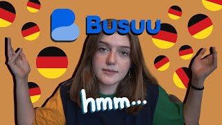 🇩🇪📱 learning german with BUSUU for a week!