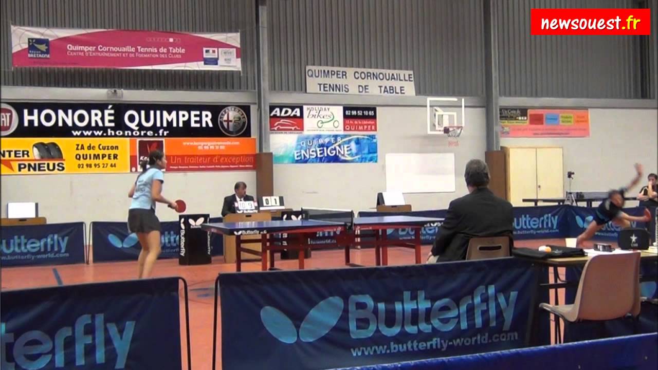 Pro B. Tennis De Table. Quimper Marly.wmv - YouTube