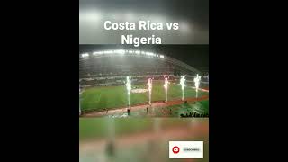 Impresionante Presentación #partido #costarica vs #nigeria
