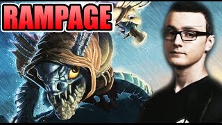 RAMPAGE Ending Change ALL - Miracle- vs Xcalibur Dota 2 7.02