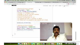 [Java Basics] Parsing String to int and double