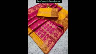 FANCY EMBOSSED BUTTA SAREES NEW COLLECTION