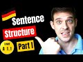 Satzbau Part I | Hauptsatz | German Sentence Structure I | YourGermanTeacher