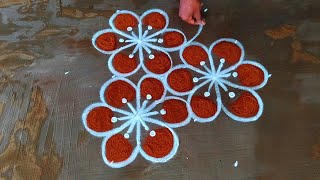 Ugadi Special Muggulu🌹 Easy Ugadi Rangoli🌹Festival Kolam designs🌹kavi kolam designs🌹Creative Rangoli