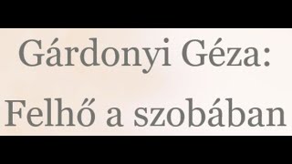 NOVELLA PERCEK - Gárdonyi Géza: Felhő a szobában (hangoskönyv)