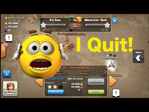 I Quit My Clan! - Clash of Clans I Quit My Clan! - Clash of Clans