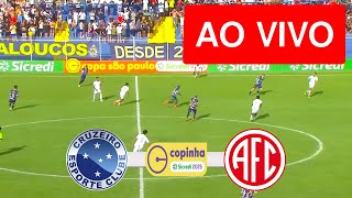 CRUZEIRO X AMERICA-RJ AO VIVO (COM IMAGENS !!!) COPINHA 2025 - ASSISTA AGORA!