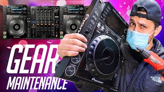 DJ GEAR Upgrades, Maintenance, Cleaning, and Repairs while under Quarantine!