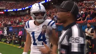 Alec Pierce EJECTED for Contacting Referee After Play vs Texans 😱