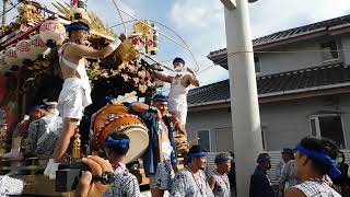 2022年9月17日やわたんまち1日目六軒町　神明神社参入