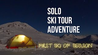 CHRISTMAS CAME EARLY! | Solo ski touring snow camping adventure film