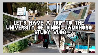 let's have a trip to the University of Sindh, Jamshoro | study vlog