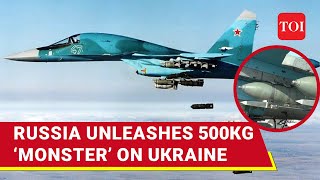 Russian 'Flying Bomb' Becomes Zelensky's Nightmare As FAB-500 Crumbles Ukraine's Defence
