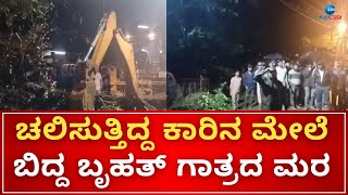 Shimogga Rain Effect | ತಪ್ಪಿತು ದೊಡ್ಡ ಅನಾಹುತ, ಕಾರು ಸಂಪೂರ್ಣ ಜಖಂ