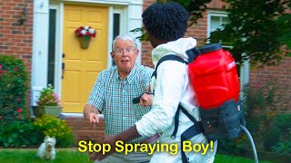 Spraying Weed Killer on Strangers Flowers!