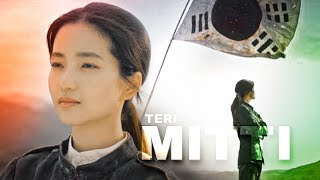 ✨TERI MITTI - Female Version 🇮🇳 || Korean Mix hindi songs || Independence Day Special