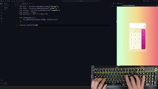ASMR Programming - Calculator with JavaScript and CSS - No Talking