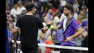 Tennis Channel Live: Grigor Dimitrov Shocks Roger Federer In 2019 US Open Quarterfinals