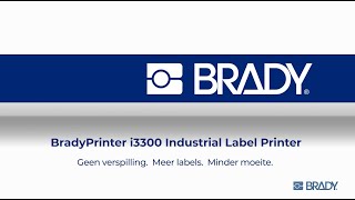 BradyPrinter i3300 Industriële Labelprinter