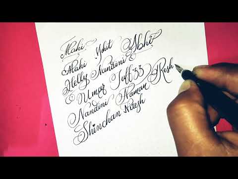 Names In Cursive Handwriting Compilation Happiness Calligraphy Youtube Names In Cursive Handwriting Compilation Happiness Calligraphy Youtube