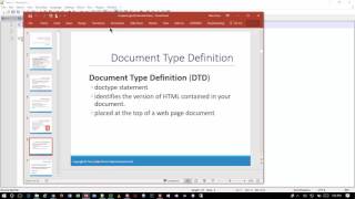 Web Programming 1 - Chapter 2 Part 1 - Fall 2016