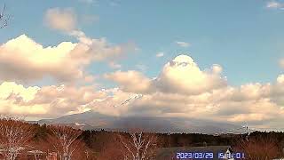 【HD画質】富士山ライブカメラ 2023.3.29-2朝霧高原 より(mt.fuji  live  camera)　＃富士山　＃ライブカメラ　＃朝霧高原