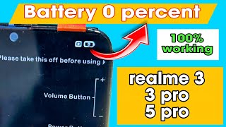 Realme 3 pro battery 0 percent / realme 5 pro battery 0 percent / realme 3 pro charging 0 problem