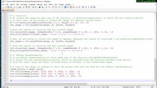 【PYTHON OPENCV】geometric image transformations