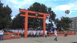 当番町お汐井とり 東流 ＠お潮井浜 2018/07/01